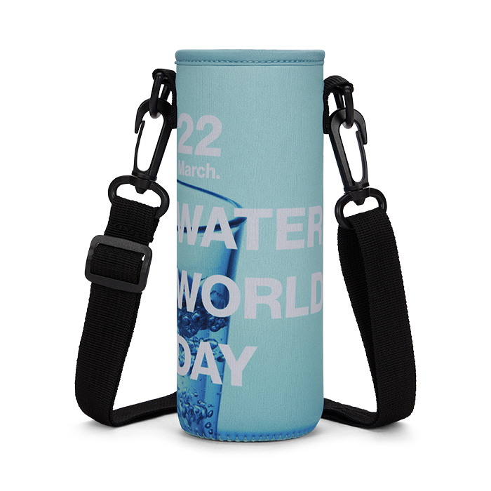 MB2016 Porte-bouteille en néoprène sublimé publicitaire personnalisé - vue 4