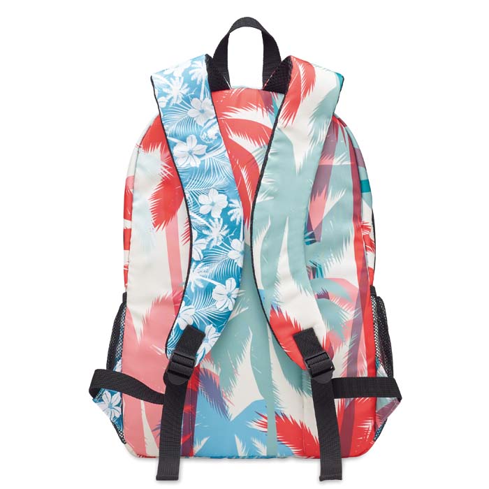 Sac à dos en polyester sublimé. taille : 31x43x14.5cm. publicitaire personnalisé - vue 4