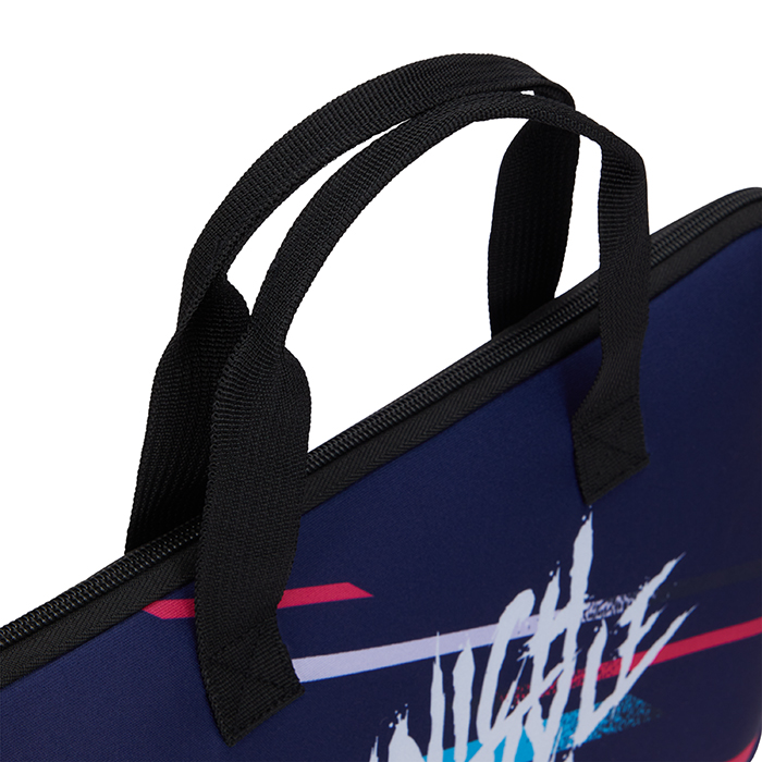 Pochette pour ordinateur portable avec fermeture éclair et pochette arrière. publicitaire personnalisé - vue 4