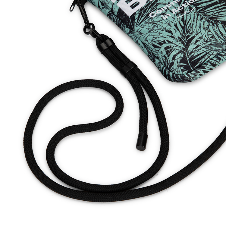 Sac en néoprène pour téléphone portable avec cordon épais réglable (11x19cm) publicitaire personnalisé - vue 4