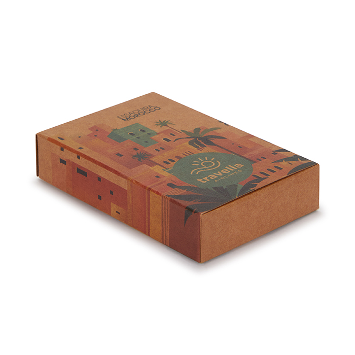 54 Cartes de jeu recyclées, votre dessin sur 1 face. publicitaire personnalisé - vue 4