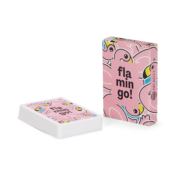 32 cartes de jeu de voyage, dessin sur 1 face. publicitaire personnalisé - vue 4