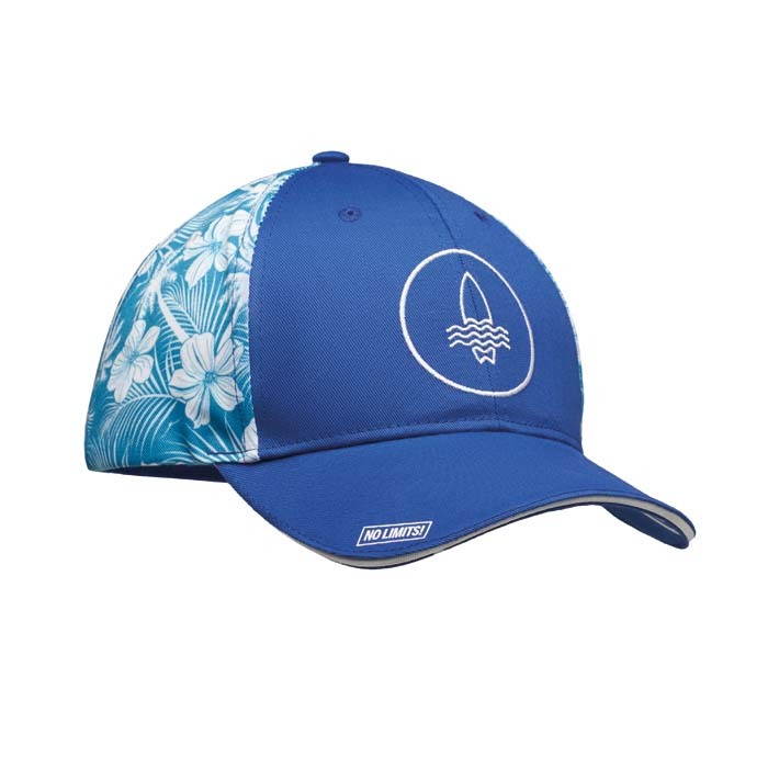 MH2103 Casquette de baseball en RPET à 6 pans structurés et profil moyen. publicitaire personnalisé - vue 4