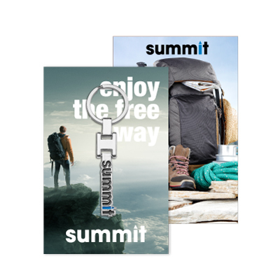 Alliage de zinc avec attache en H avec émail (surface en retrait). publicitaire personnalisé - vue 4