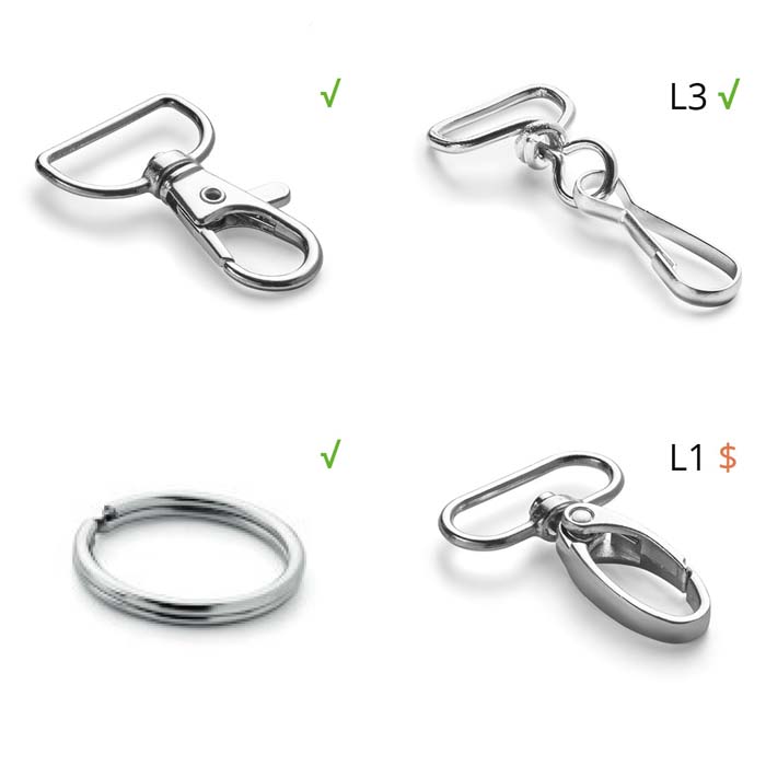 Lanyard 3 tons avec étiquette en quadri ou tissée. publicitaire personnalisé - vue 4