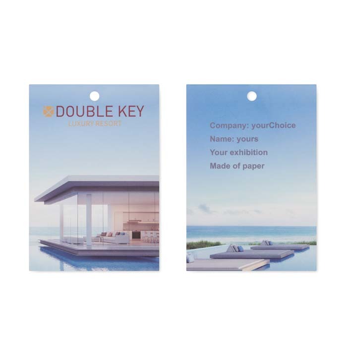 ML1184 Lanyard porte-badge sublimé sans crochets métalliques. publicitaire personnalisé - vue 4