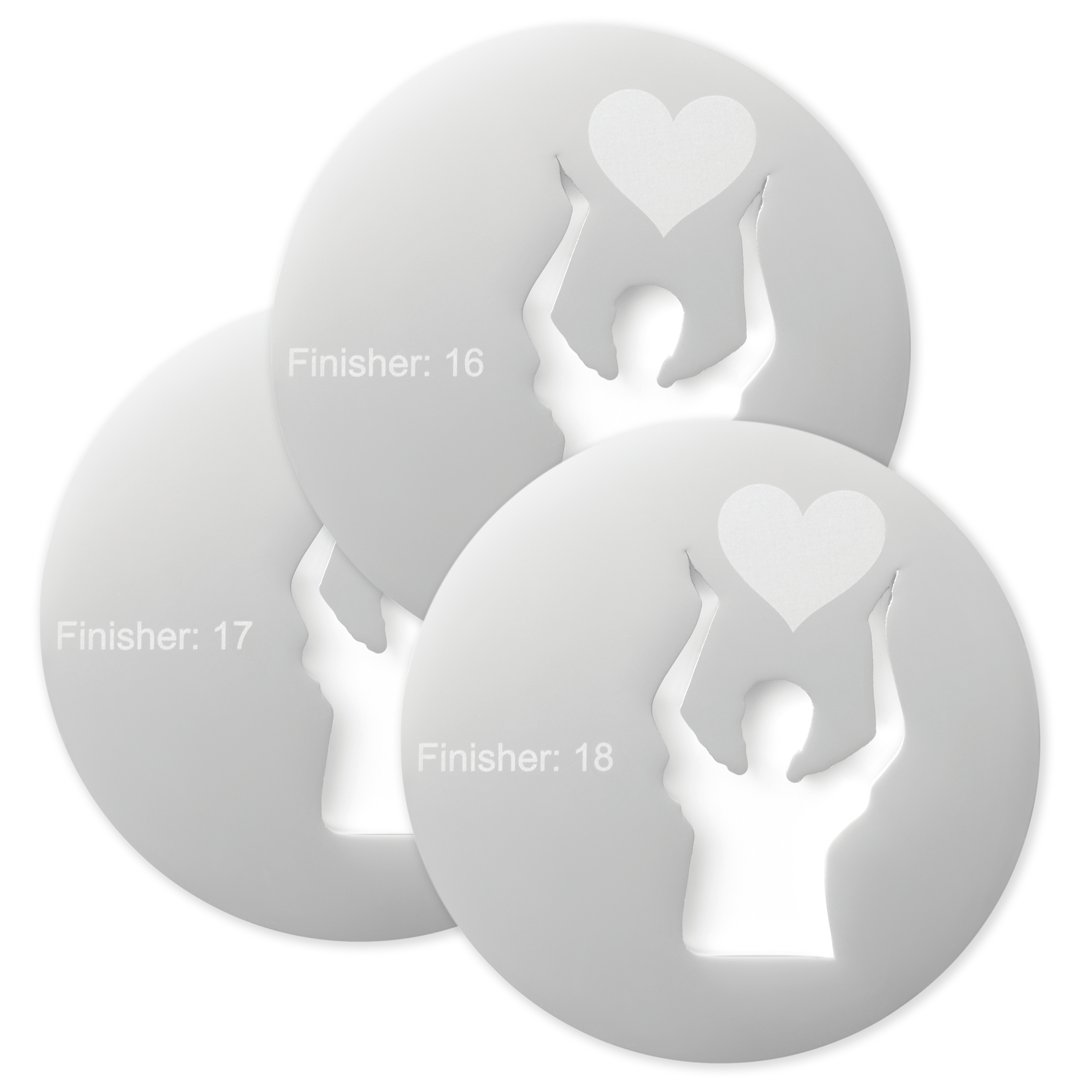 Médaille en fer (≤25cm2). Ruban sublimé. publicitaire personnalisé - vue 4