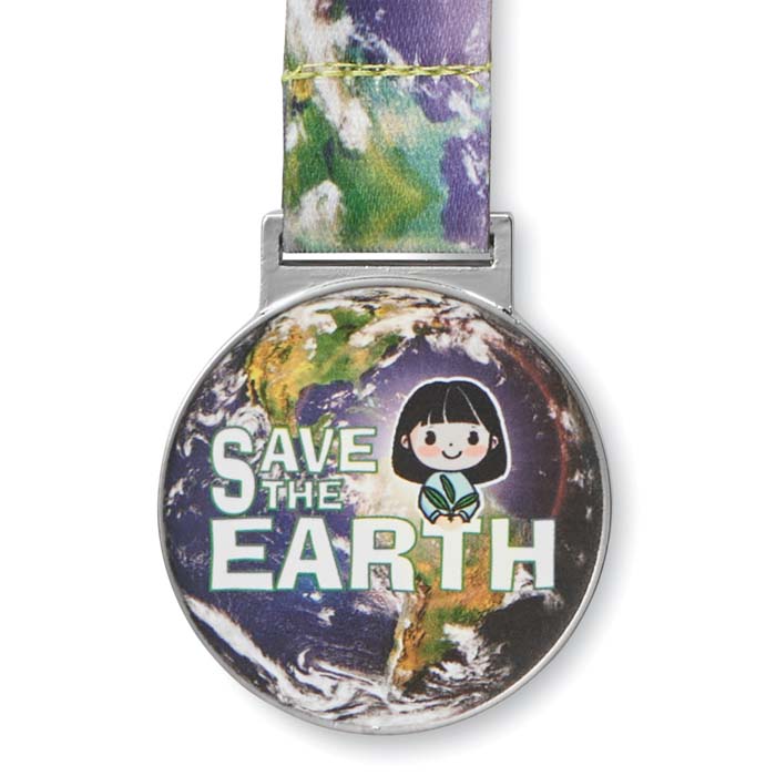 Médaille en alliage de zinc imprimée aux UV (≤ 25cm2). publicitaire personnalisé - vue 4