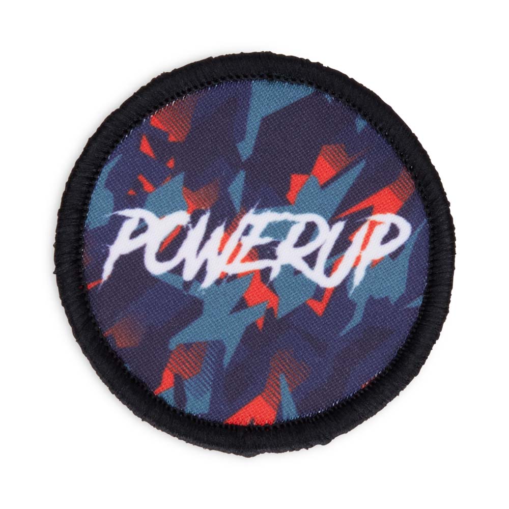 MPAT04 Écusson en polyester de forme personnalisée, avec bordure Merrow et logo impr... publicitaire personnalisé - vue 4