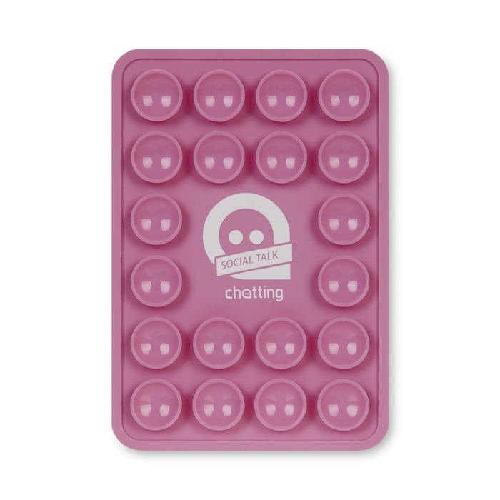 Étui adhésif pour téléphone selfie avec ventouse Incluant un logo en 1 couleur. publicitaire personnalisé - vue 4