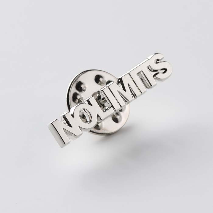 Pin's en alliage de zinc sans émail, de forme personnalisée publicitaire personnalisé - vue 4