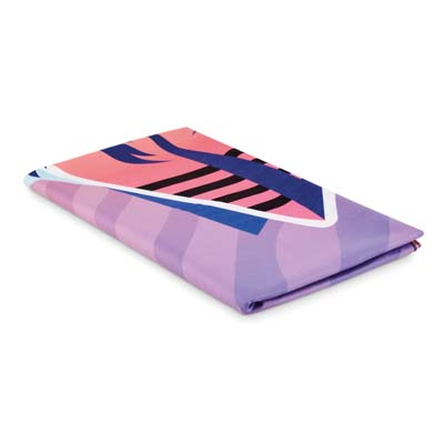 Serviette microfibre imprimée en quadri (200gsm) à séchage rapide. publicitaire personnalisé - vue 4