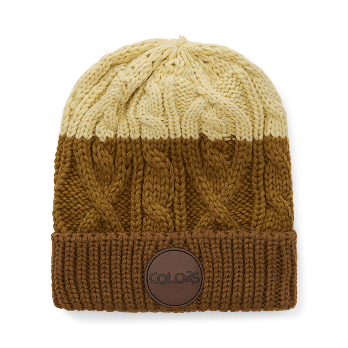 MW1020 Bonnet tressé en acrylique avec bord-côte, également disponible en RPET : MW1... publicitaire personnalisé - vue 4