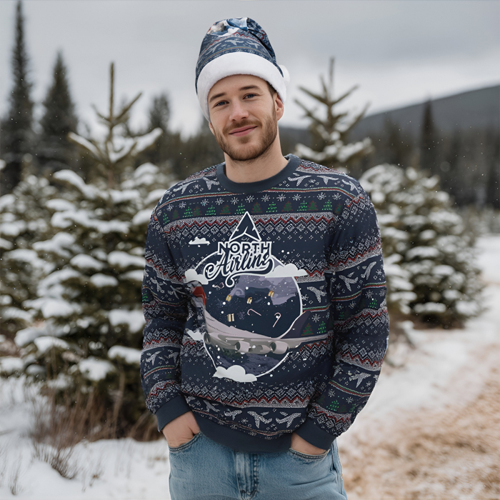 Pulls de Noël sublimés - MW1033 publicitaire personnalisé - vue 4