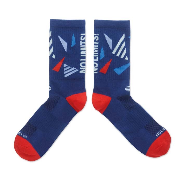 Chaussettes tricotées de basket-ball. Le MOQ est de 25 paires par taille. publicitaire personnalisé - vue 4