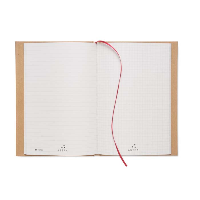 NOTEE5 Carnet A5 à couverture rigide feuilles papier recyclé personnalisées. publicitaire personnalisé - vue 4