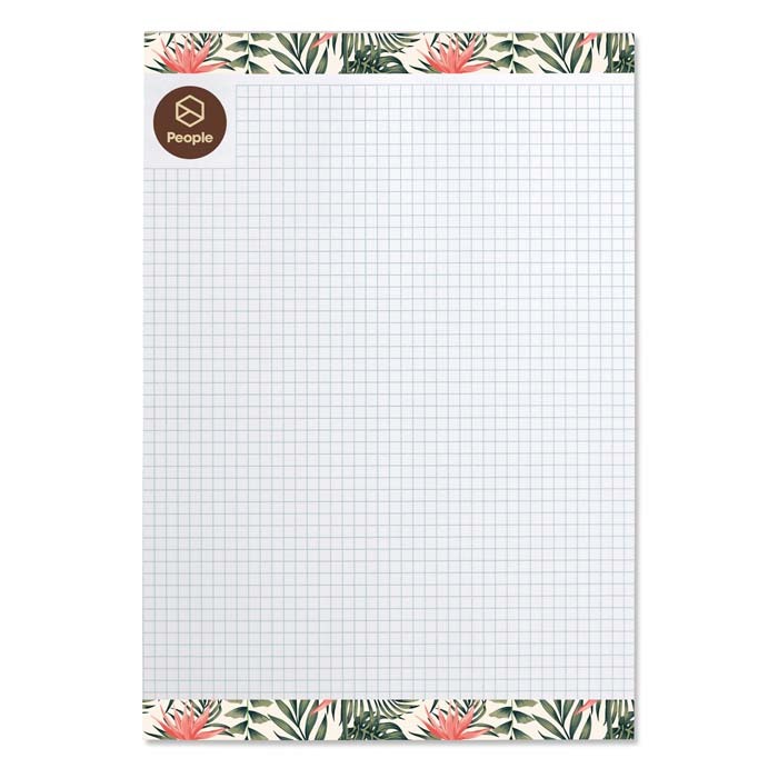 NPADA4 Bloc-notes au format A4 avec feuilles personnalisées. publicitaire personnalisé - vue 4