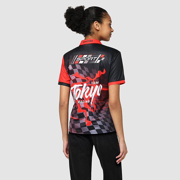 SG1013 Polo sublimé avec col et bas de manches imprimés Premier publicitaire personnalisé - vue 4