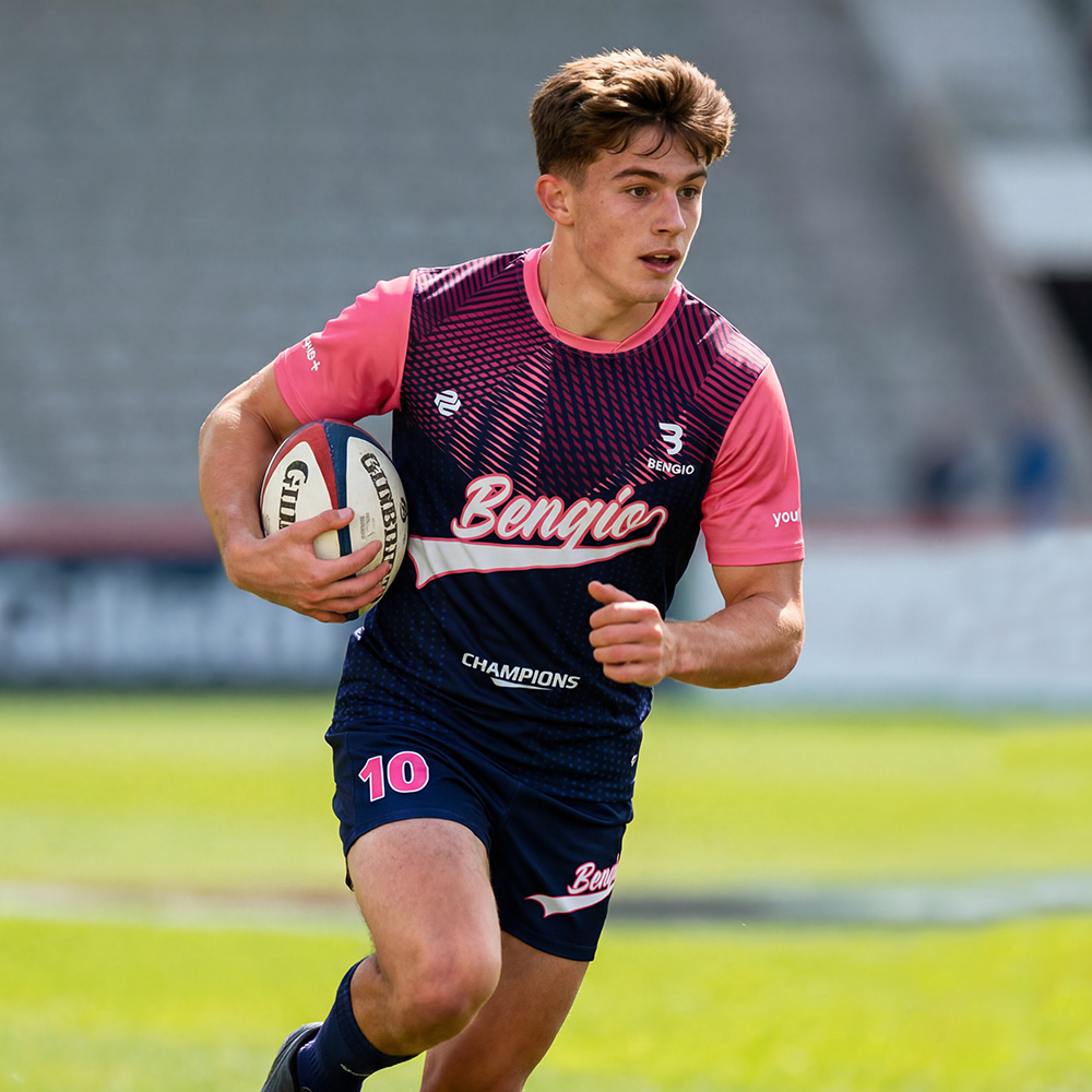 Maillot de rugby avec col rond – 260 g/m² publicitaire personnalisé - vue 4