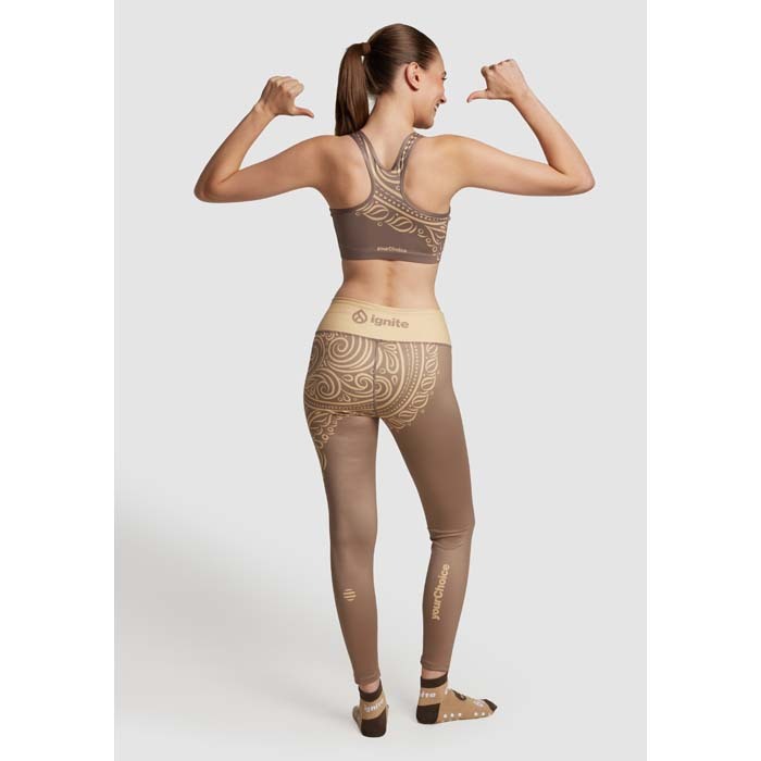 Leggings de yoga sublimés à taille haute Premier. publicitaire personnalisé - vue 4