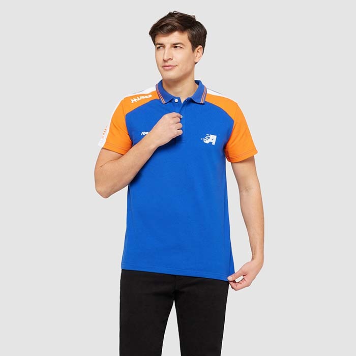 CG1007 Polo à manches contrastées en coton 190gsm publicitaire personnalisé - vue 5