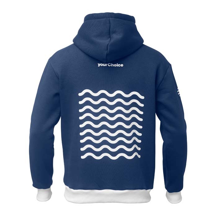 Sweat à capuche unisexe sur mesure coupe moderne. publicitaire personnalisé - vue 5