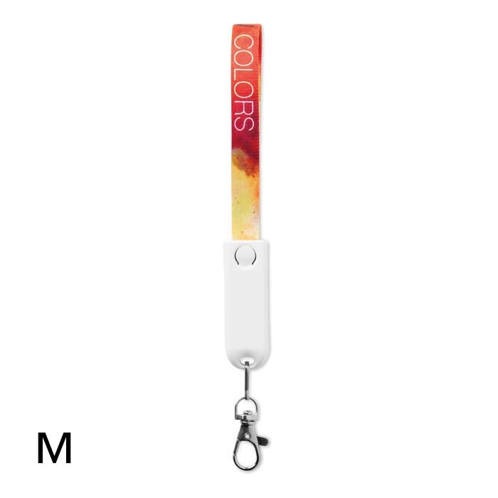 Câble de recharge. Votre design en quadri sur les deux faces. publicitaire personnalisé - vue 5