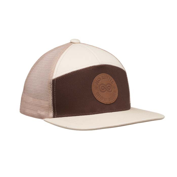 MH2208 Casquette à visière plate en coton sergé avec dos en maille. publicitaire personnalisé - vue 5