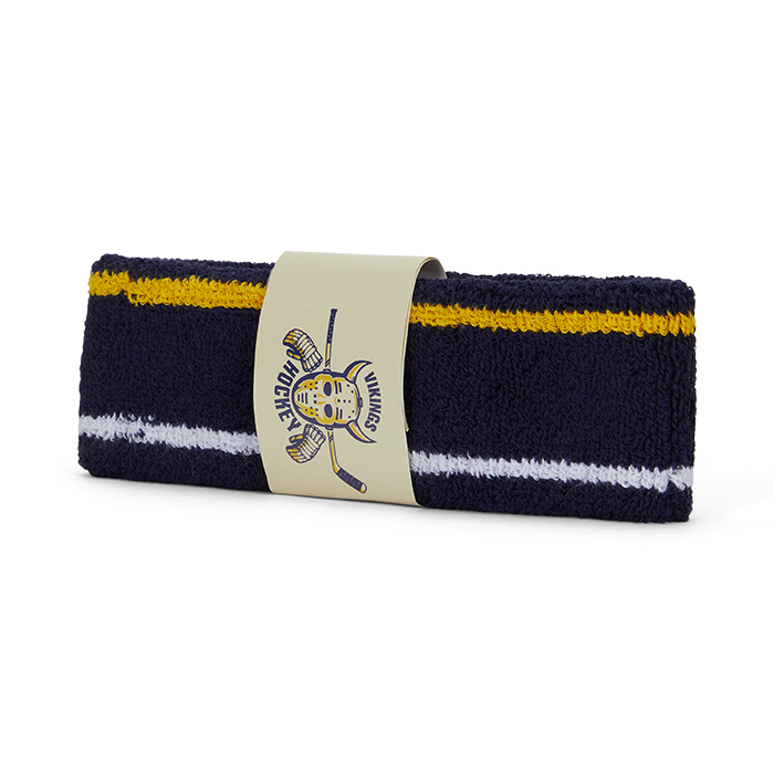 Bandeau de sport en coton multicolore, doux et respirant. publicitaire personnalisé - vue 5