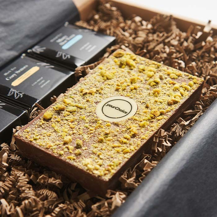 3 thés zen et un coffret cadeau en chocolat de style Dubaï. publicitaire personnalisé - vue 5
