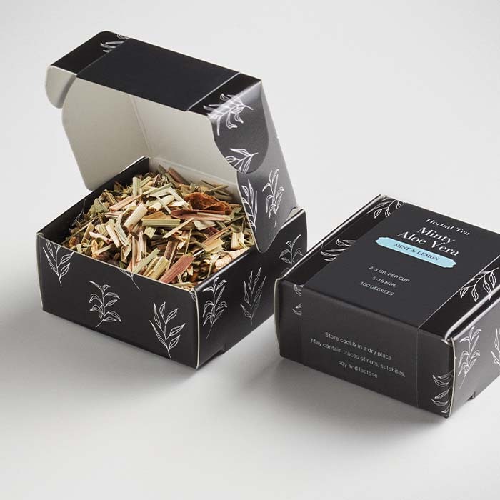 coffret cadeau de 4 thés zen et barres chocolatées publicitaire personnalisé - vue 5