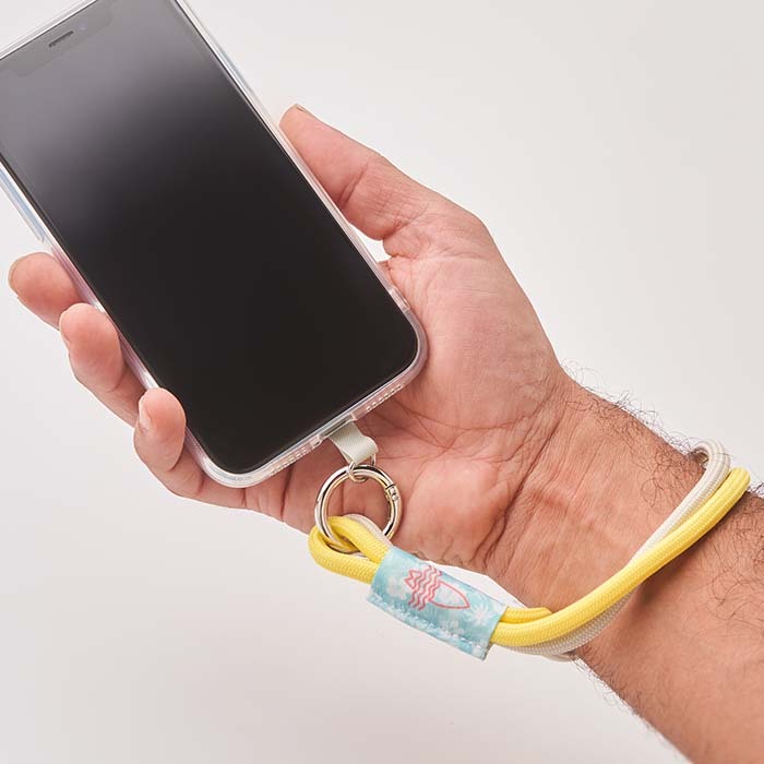 Double cordon : Porte-clés keytag et porte-téléphone. publicitaire personnalisé - vue 5