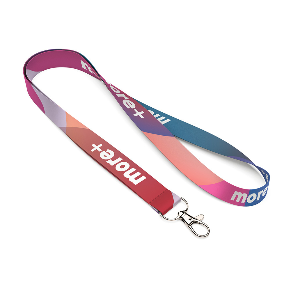 ML1104 Lanyard avec votre motif en quadri sur les deux faces. publicitaire personnalisé - vue 5