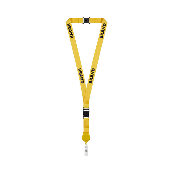 ML1263 RPET silkkipainettu jojokaulanauha pikalukolla. Kaulanauha, jossa on 1-värine... publicitaire personnalisé - vue 5