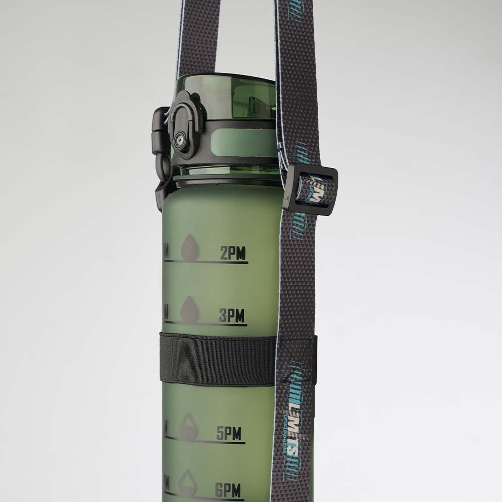 MLBH09 Porte-bouteille bandoulière sublimé détachable avec mousqueton publicitaire personnalisé - vue 5