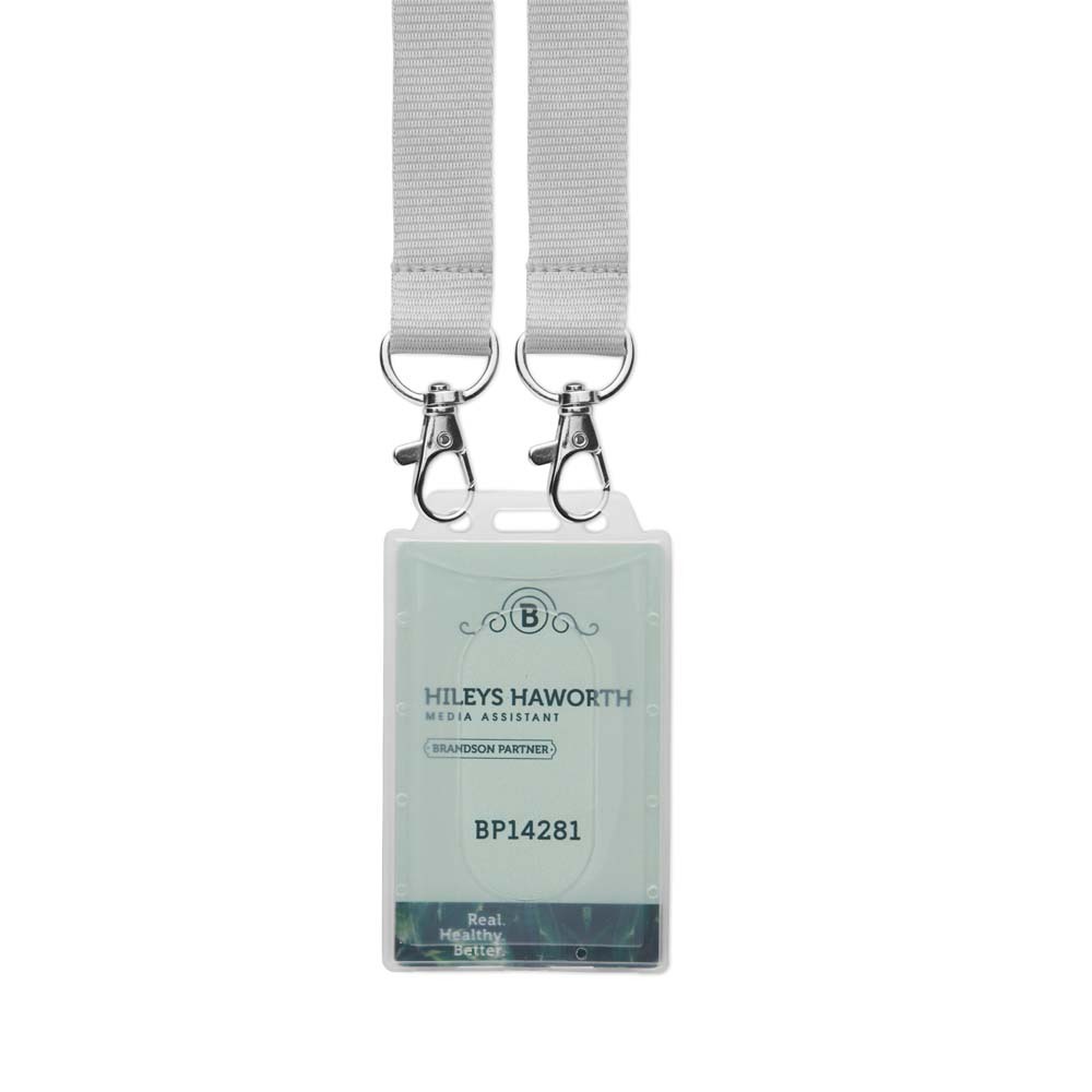 MLID06 Badges d'identification en papier laminé imprimé durable (86x54mm) publicitaire personnalisé - vue 5
