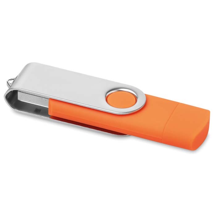 USB On The Go (Type-C). Logo 1 couleur sur une face inclus. publicitaire personnalisé - vue 5