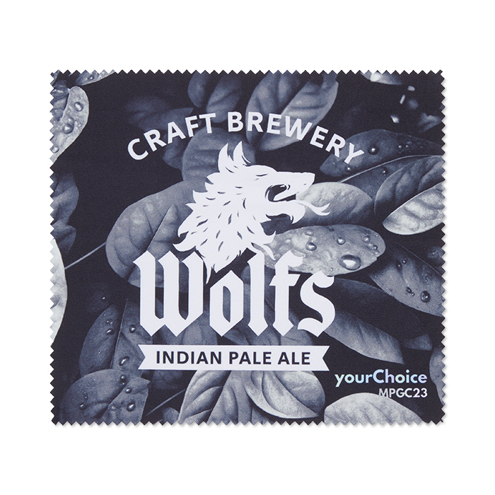 MPGC23 Chiffon de nettoyage en microfibre 170gsm (17x15cm) en quadrichromie publicitaire personnalisé - vue 5