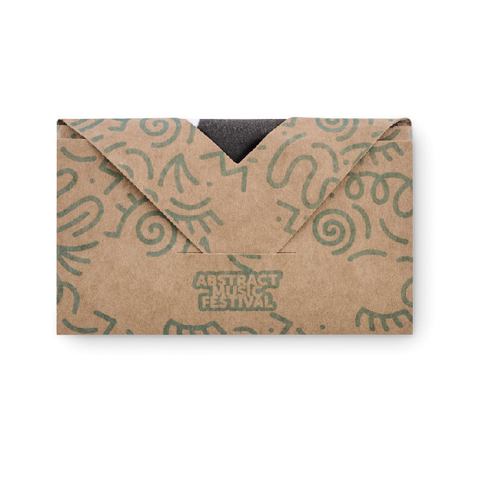 Lingette en microfibre en quadri, fabriqué dans l'UE (17x18cm). publicitaire personnalisé - vue 5