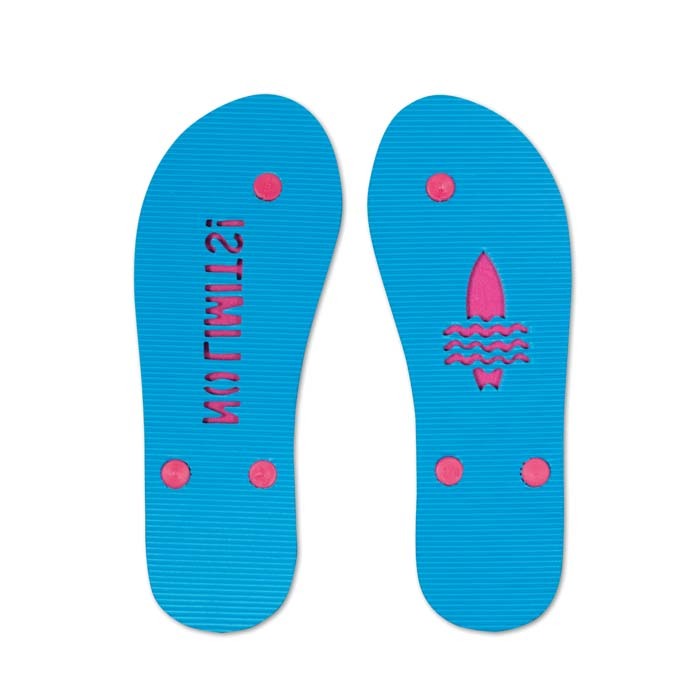 MU5002 Tongs de plage à deux couches : laissez les empreintes de votre logo dans le ... publicitaire personnalisé - vue 5