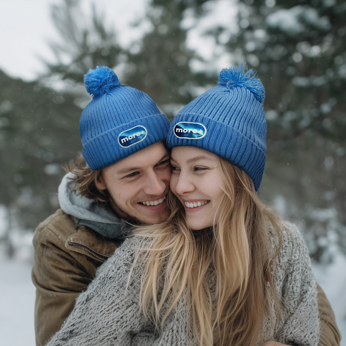 MW1023 MW1023 Bonnet classique en acrylique côtelé avec pompon publicitaire personnalisé - vue 5