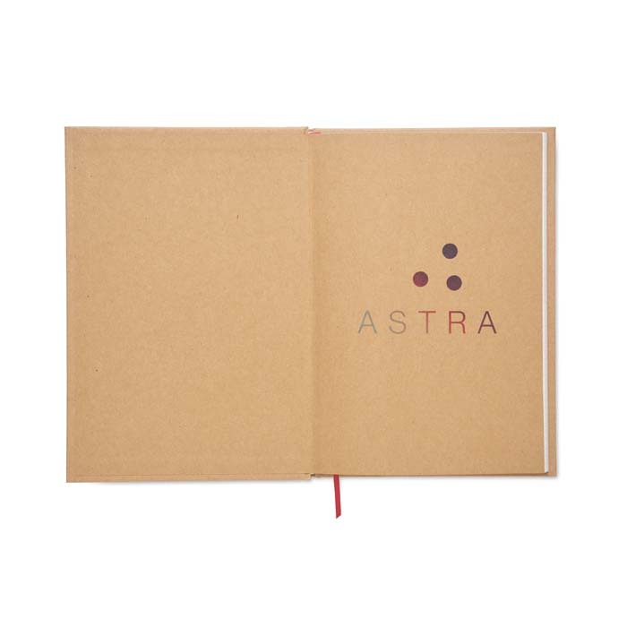 NOTEE5 Carnet A5 à couverture rigide feuilles papier recyclé personnalisées. publicitaire personnalisé - vue 5