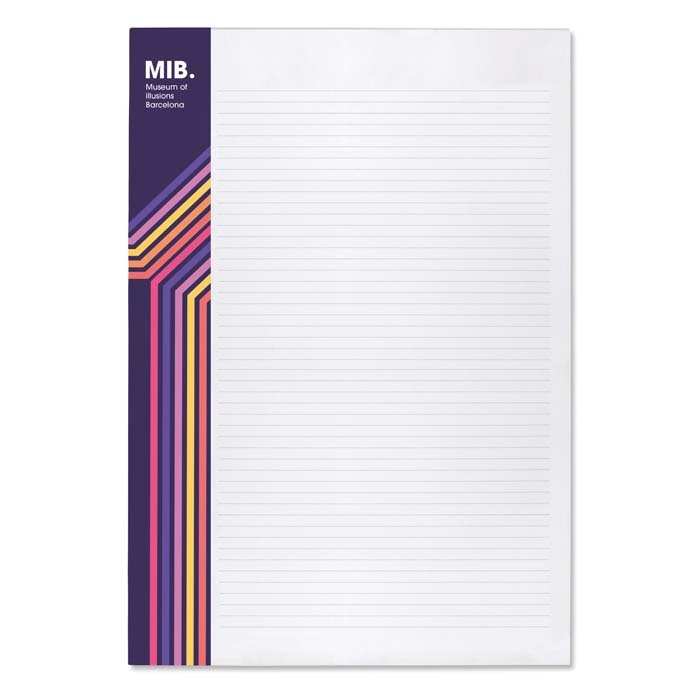 NPADA4 Bloc-notes au format A4 avec feuilles personnalisées. publicitaire personnalisé - vue 5