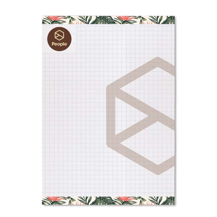 NPADA5 Bloc-notes au format A5 avec feuilles personnalisées. publicitaire personnalisé - vue 5