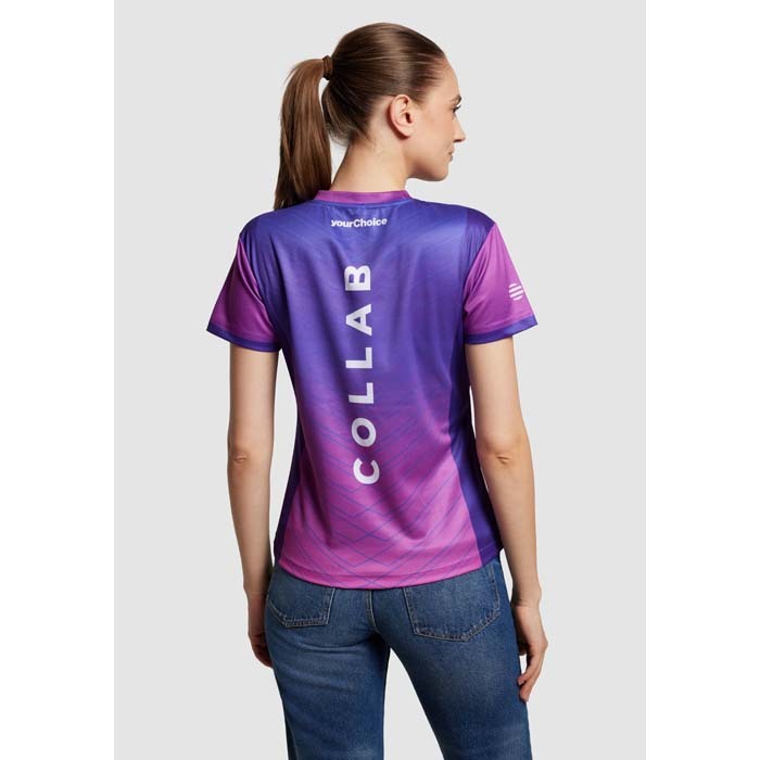 T-shirt col rond en polyester sublimé 145g publicitaire personnalisé - vue 5