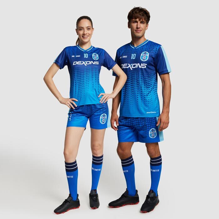 Maillot à col en V superposé sublimé Premier. publicitaire personnalisé - vue 5