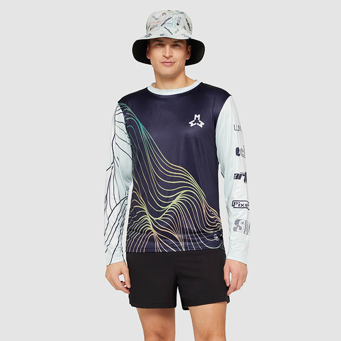 Manches longues sublimées en polyester certifié anti-UV. publicitaire personnalisé - vue 5