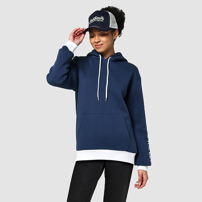 Sweat à capuche unisexe sur mesure coupe moderne. publicitaire personnalisé - vue 6