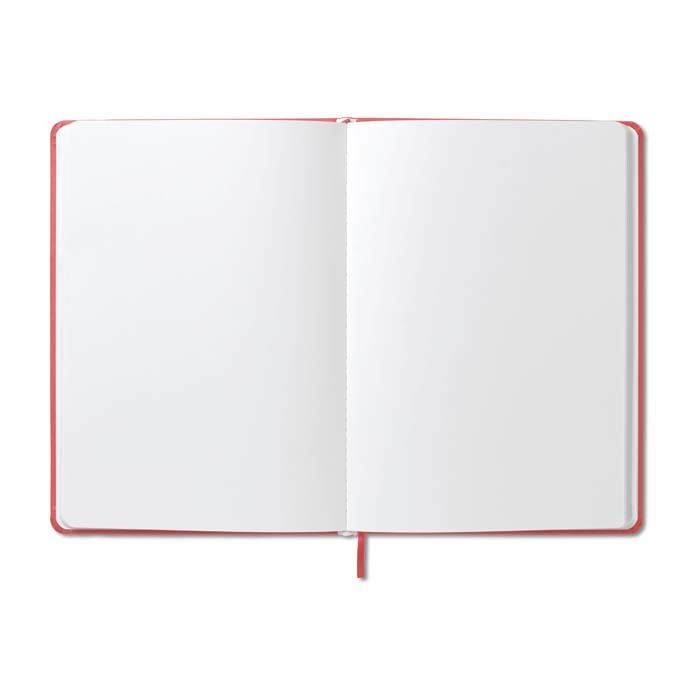 HAPUA5 Carnet A5 à couverture rigide en cuir PU avec feuilles à votre motif. publicitaire personnalisé - vue 6