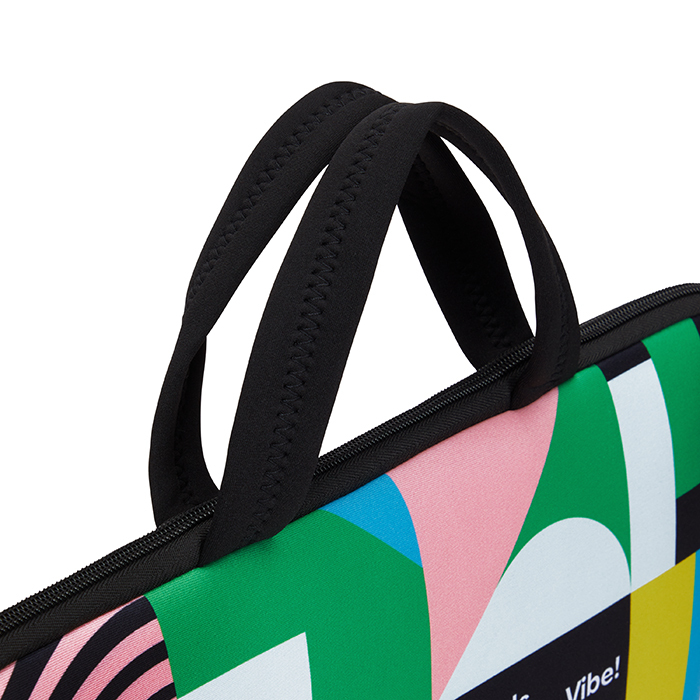 Pochette pour ordinateur portable en néoprène sublimé avec fermeture éclair. publicitaire personnalisé - vue 6